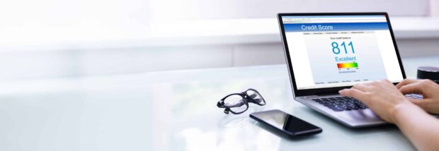 Credit,Score,Check,Online,For,Business,Loan person in debt checking there credit score