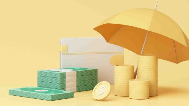 Utility bills on page image