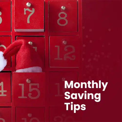 Monthly saving tips