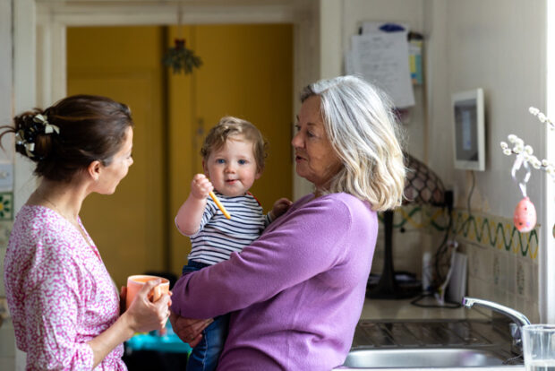 Mother, Daughter & Granddaughter in the kitchen