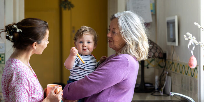 Mother, Daughter & Granddaughter in the kitchen