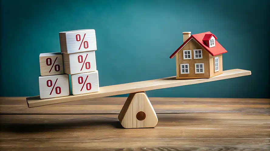 What is the effect of base rates on mortgages?