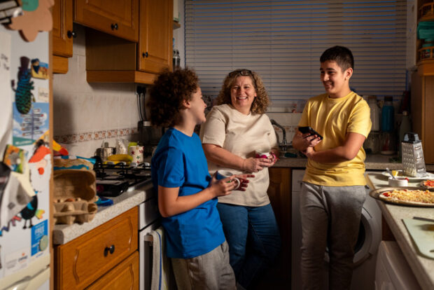 mother-sons-talking
